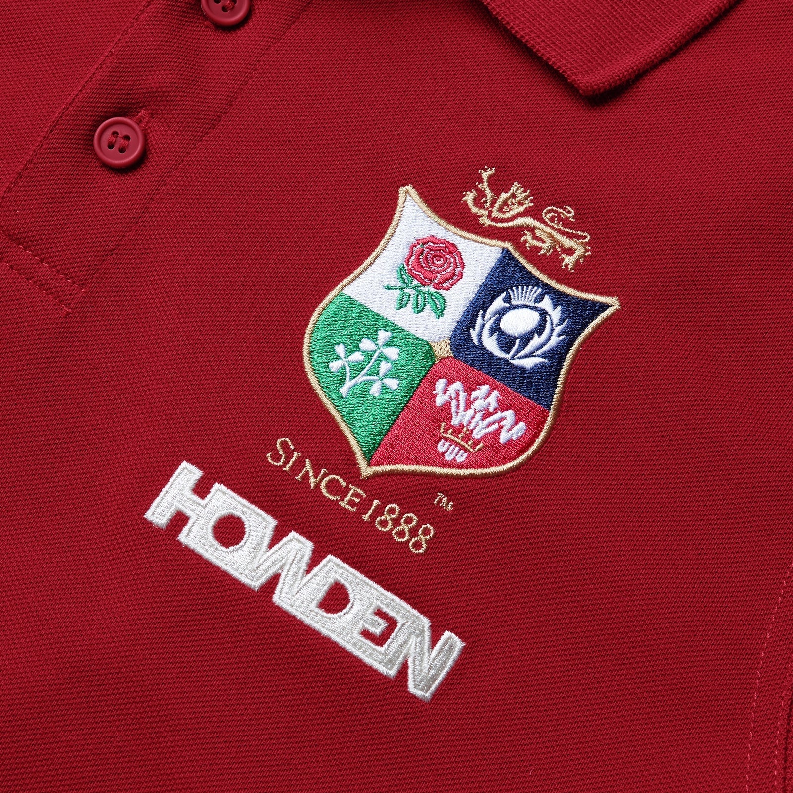 British & Irish Lions - Pique Polo - Red - Canterbury - Stash Shop