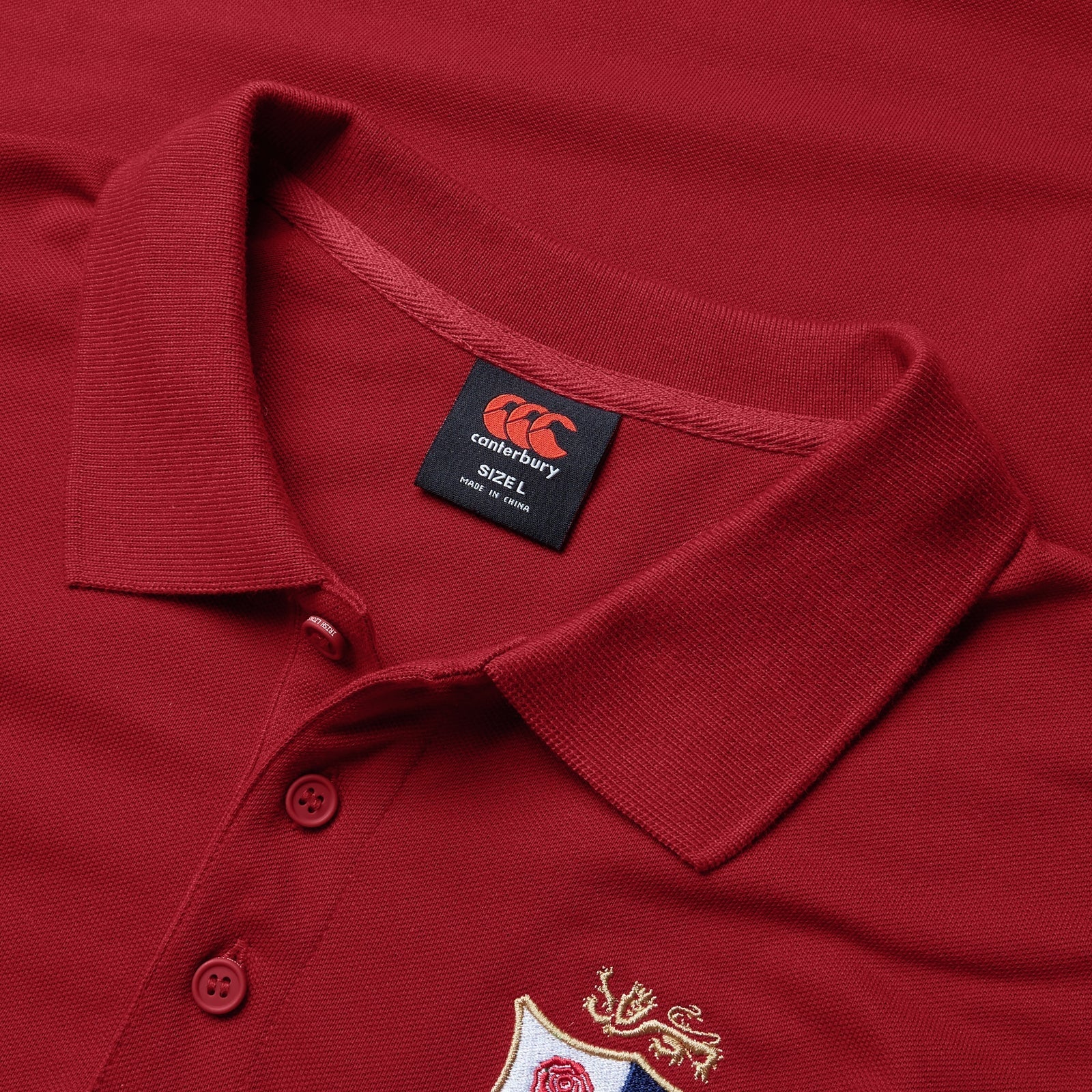 British & Irish Lions - Pique Polo - Red - Canterbury - Stash Shop