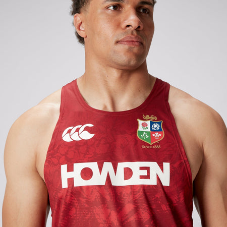 British & Irish Lions - Poly Singlet - Red -Canterbury- Stash Shop