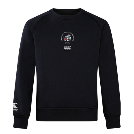 Campbell College - Club Crewneck - Black - Canterbury - Stash Shop
