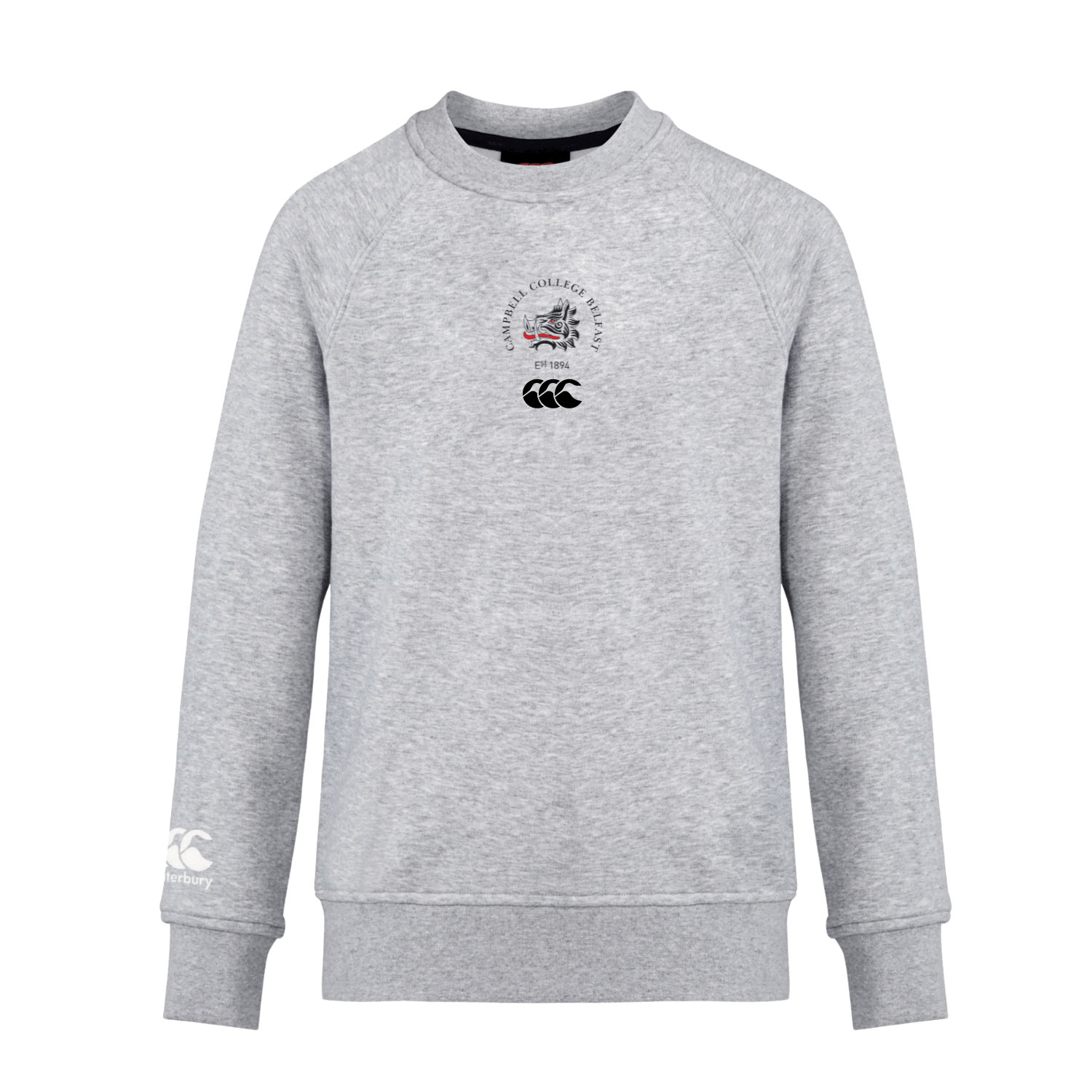 Campbell College - Club Crewneck - Grey - Canterbury - Stash Shop