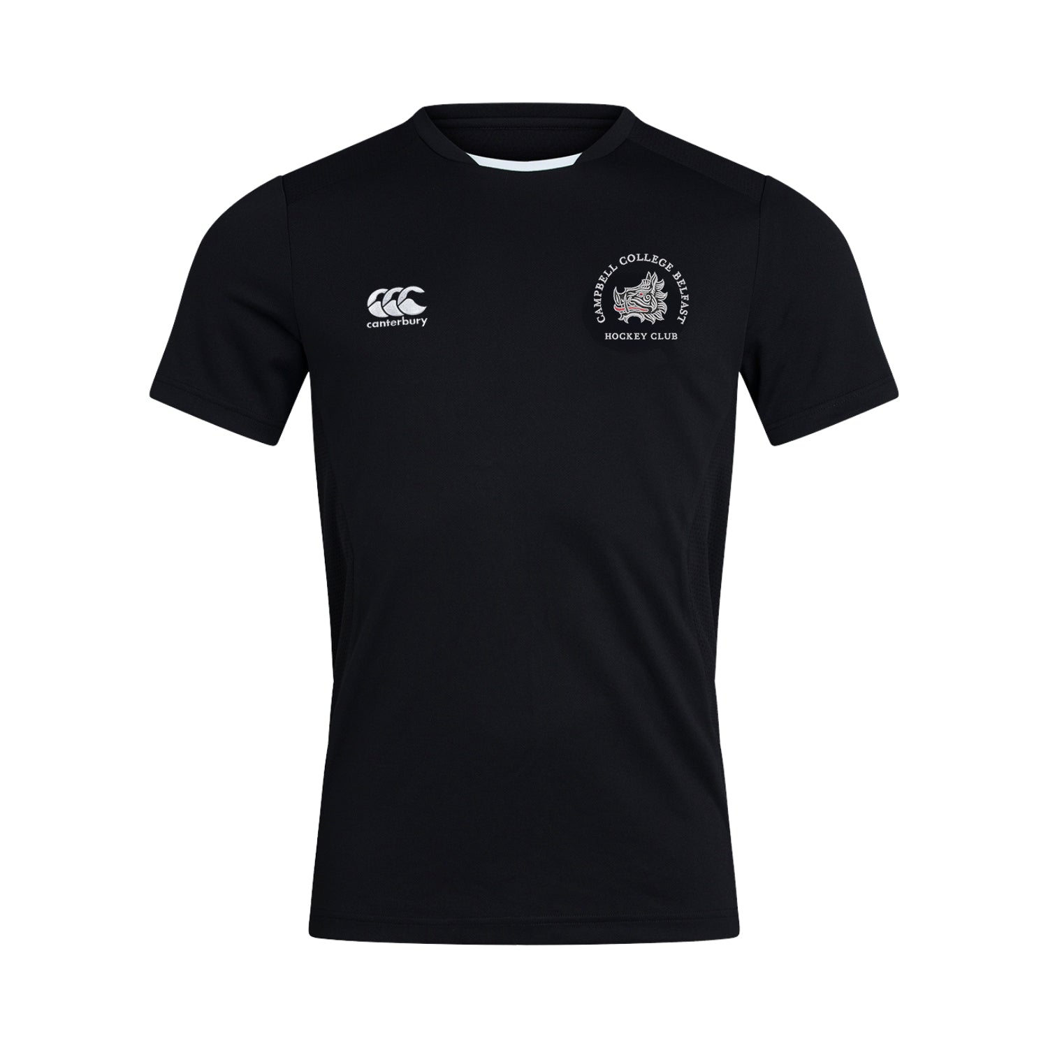 Campbell College - Club Dry Hockey Tee - Black - Canterbury - Stash Shop