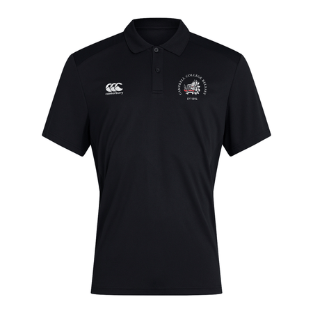 Campbell College - Club Dry Polo - Black - Canterbury - Stash Shop
