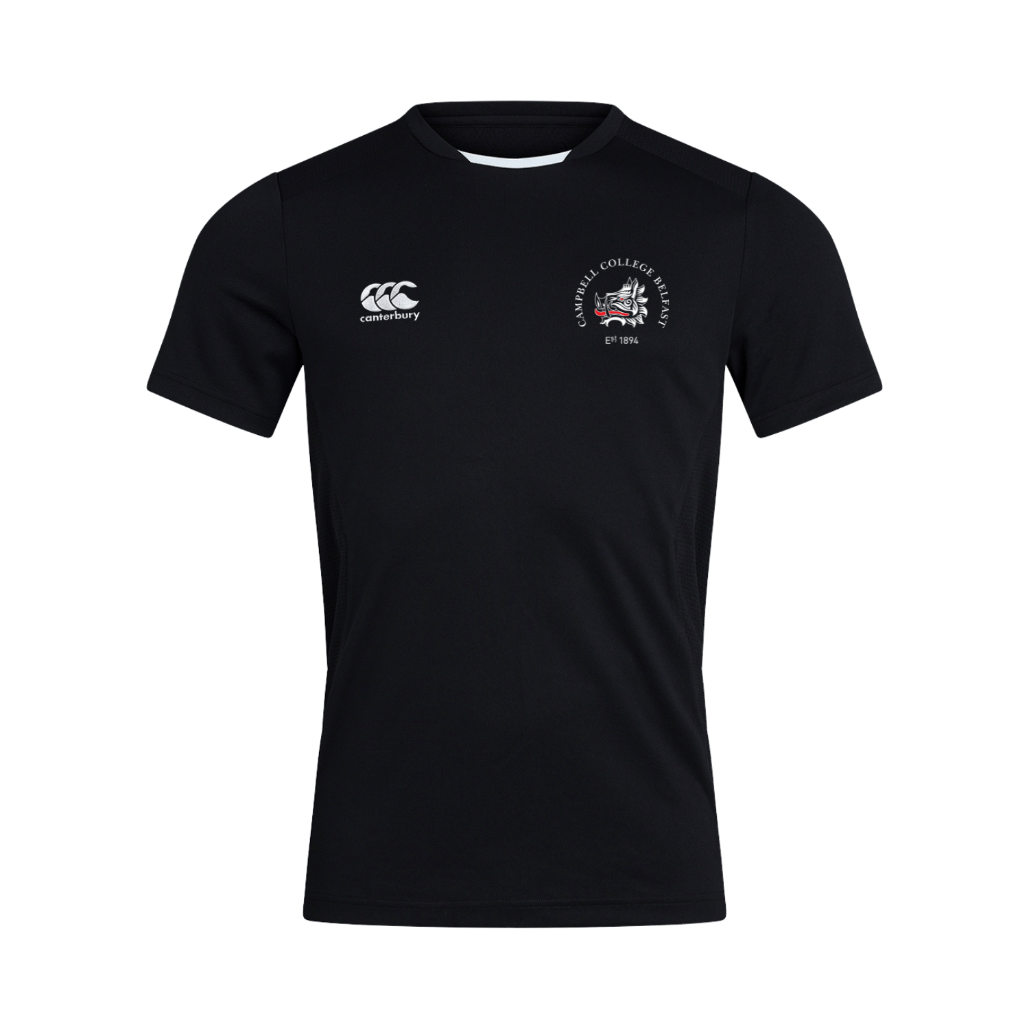 Campbell College - Club Dry Tee - Black - Canterbury - Stash Shop