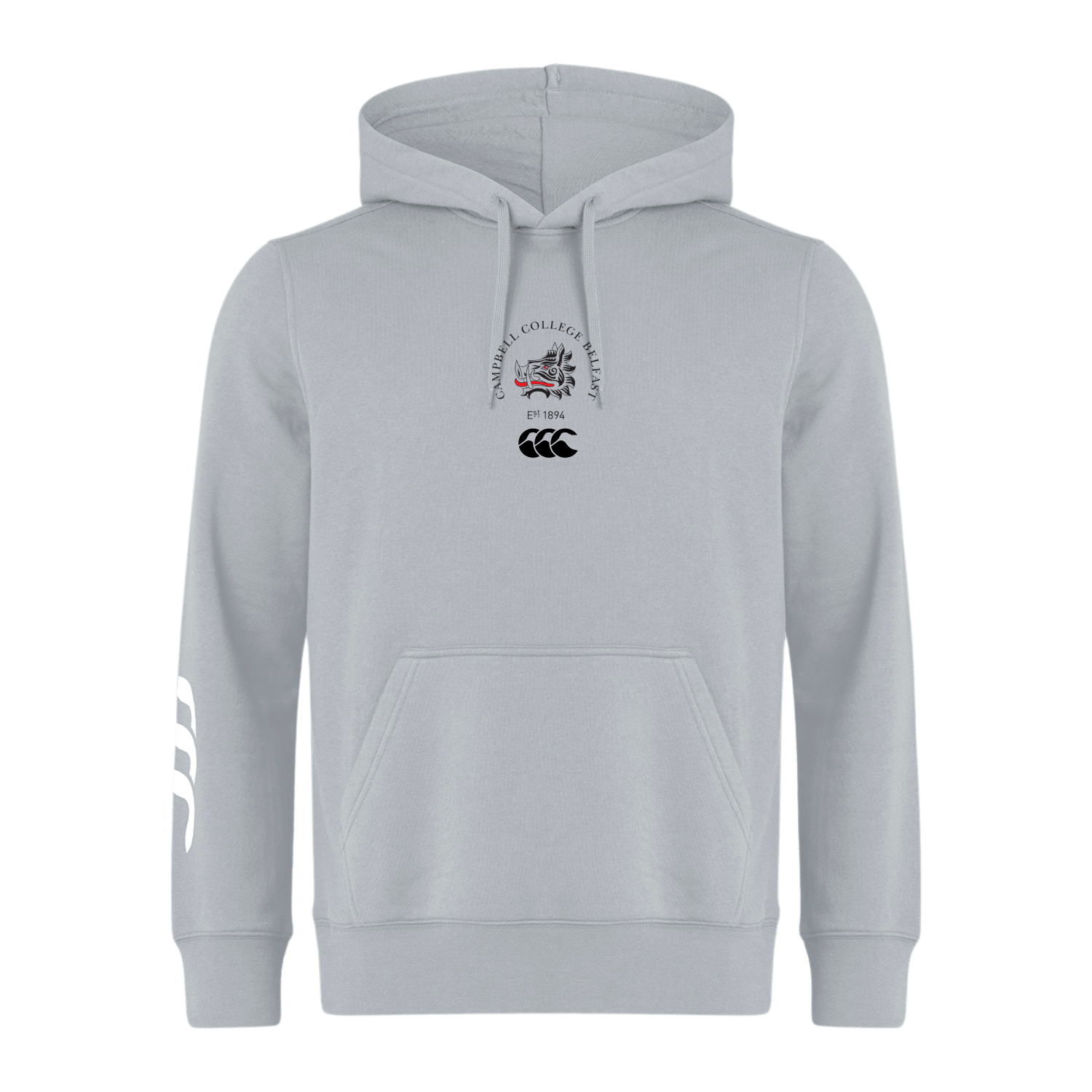 Campbell College - Club Hoody - Grey - Canterbury - Stash Shop