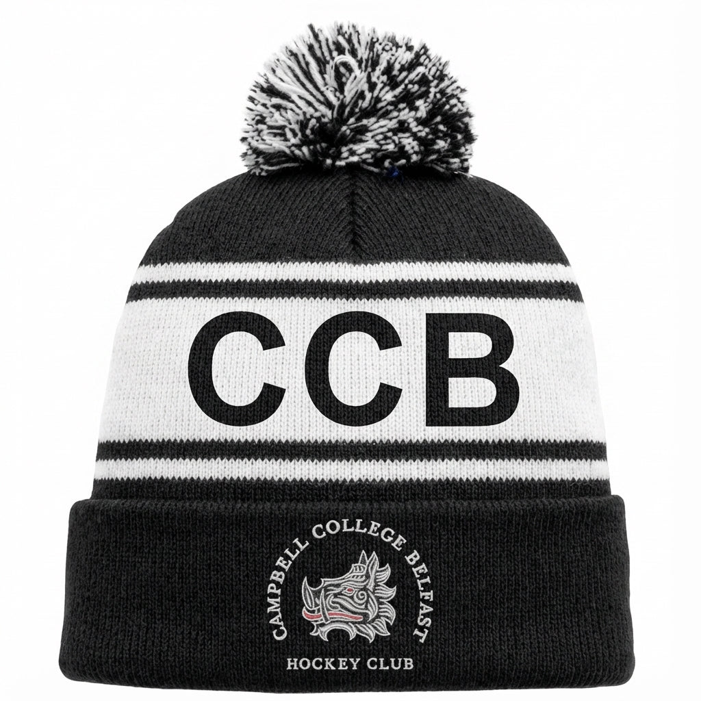 Campbell College - Hockey Club Bobble Pom Hat - Stash Inc. - Stash Shop