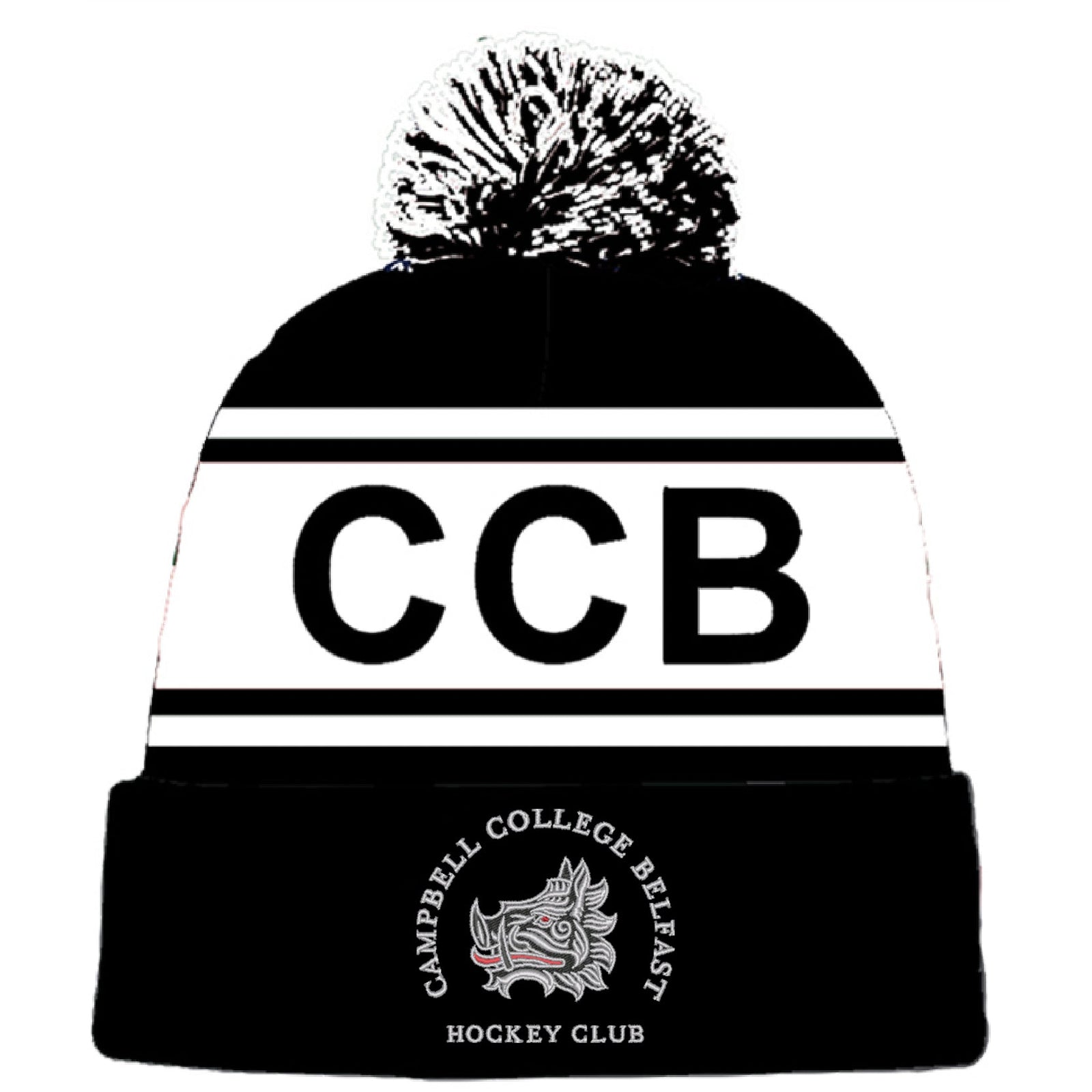 Campbell College - Hockey Club Bobble Pom Hat - Stash Inc. - Stash Shop