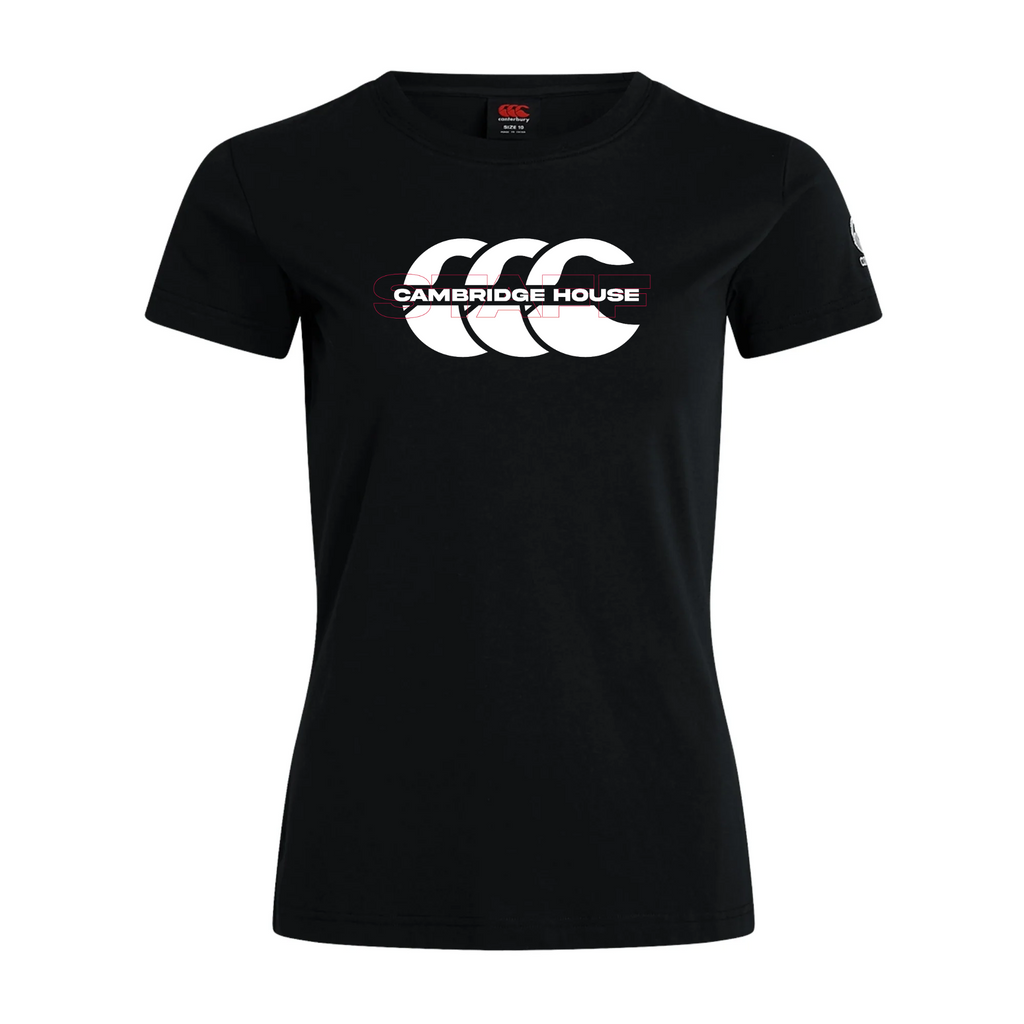 CHGS Staff - Club Plain Tee - Ladies - Black