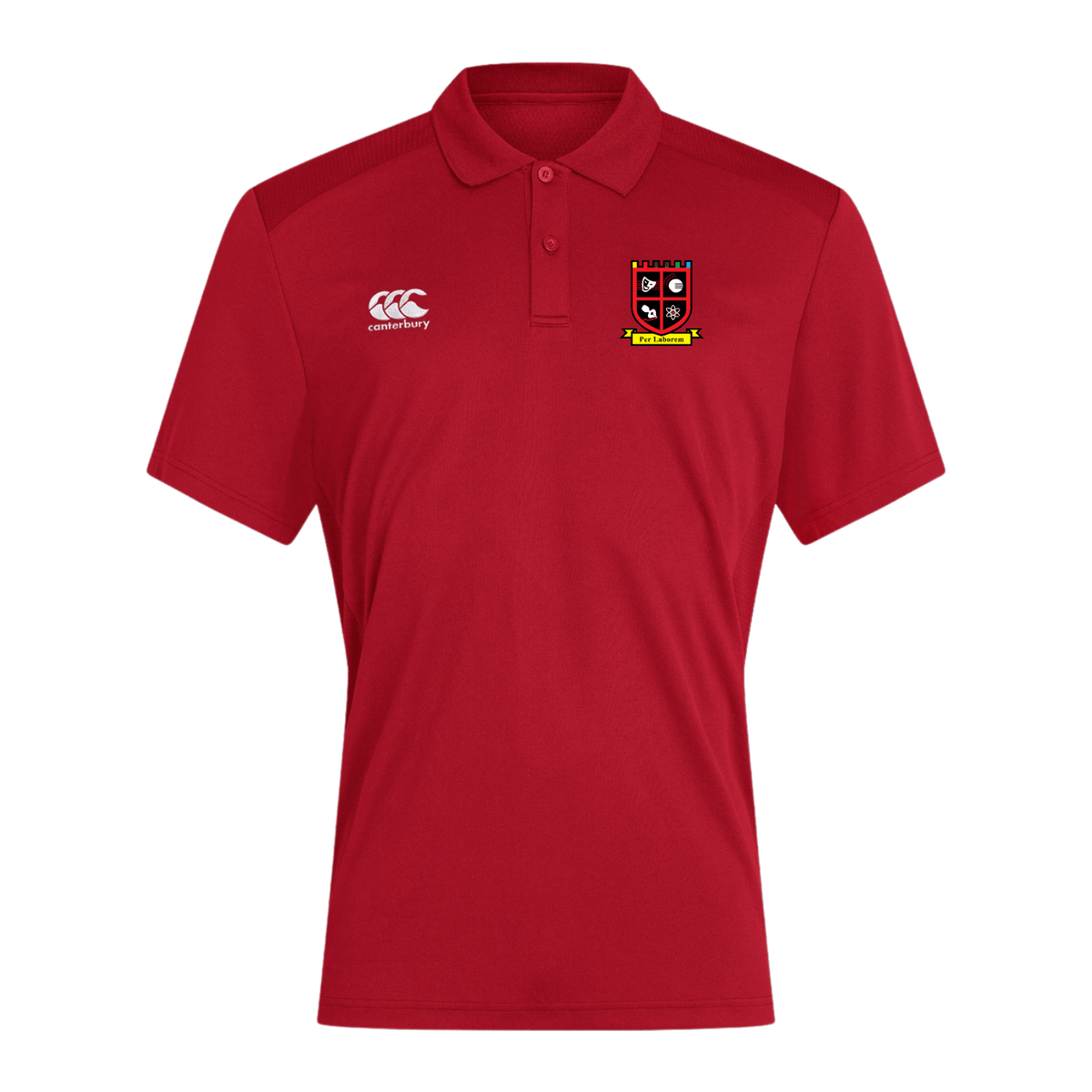 CHGS Staff - Club Dry Polo - Red - Canterbury - Stash Shop