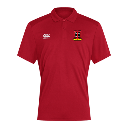 CHGS Staff - Club Dry Polo - Red - Canterbury - Stash Shop