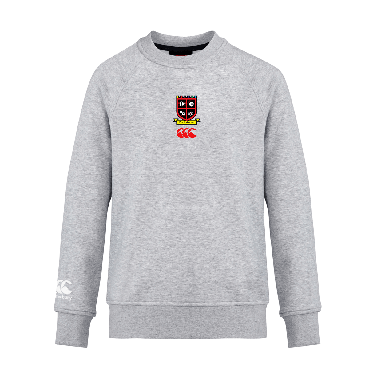 CHGS Staff - Ladies Club Crewneck - Grey - Canterbury - Stash Shop