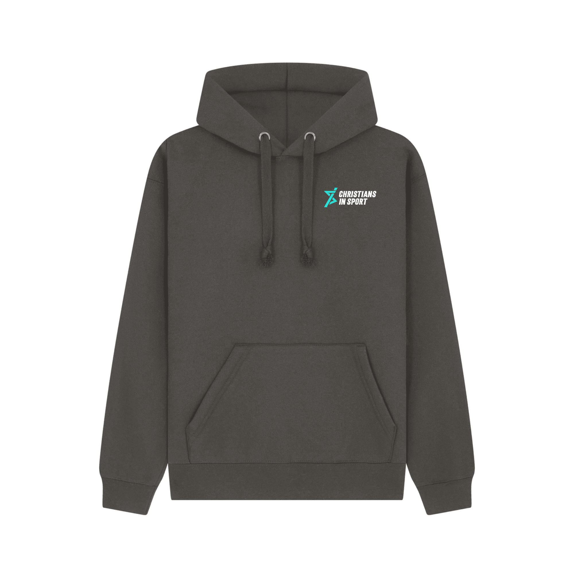 Christians in Sport Hoodie 26 - Charcoal -Stash Shop- Stash Shop