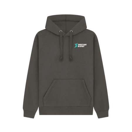 Christians in Sport Hoodie 26 - Charcoal -Stash Shop- Stash Shop