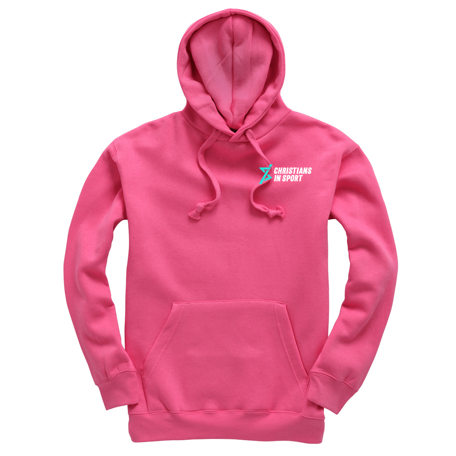 Christians in Sport Hoodie - Candy Pink - Stash inc. - Stash Shop
