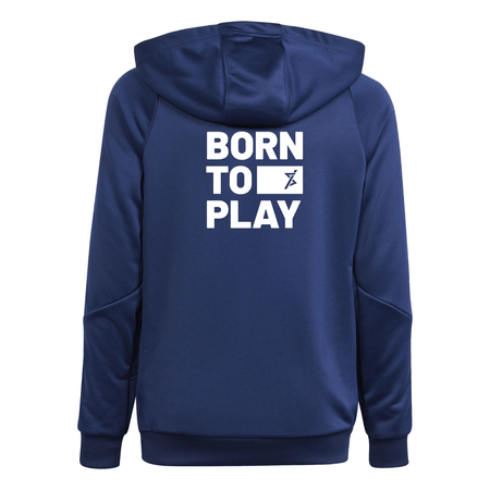 Christians in Sport Junior 1/4 Zip Hoody - Navy - Adidas - Stash Shop