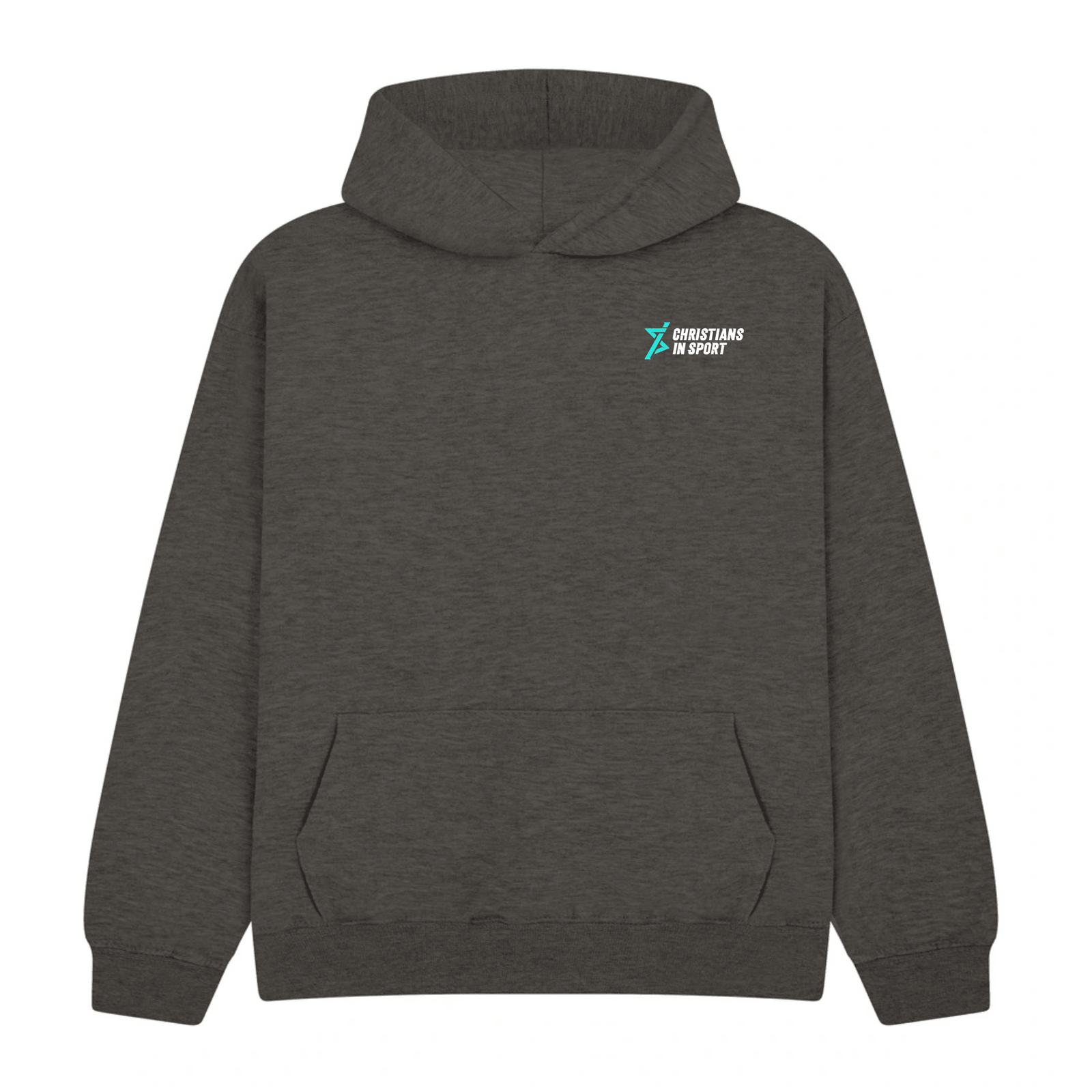 Christians in Sport Junior Hoodie 26 - Charcoal -Stash Shop- Stash Shop