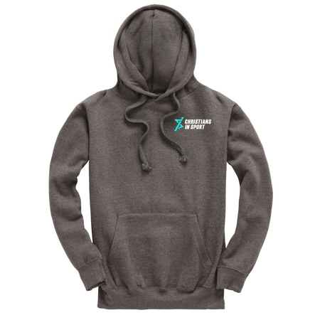 Christians in Sport Junior Hoodie - Charcoal - Stash inc. - Stash Shop