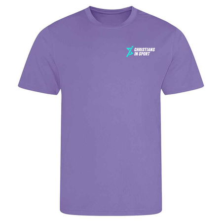 Christians in Sport Junior Sports T-Shirt - Digital Lavender - Stash inc. - Stash Shop