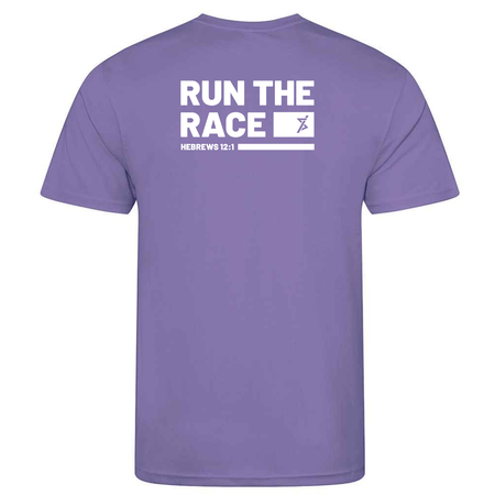 Christians in Sport Junior Sports T-Shirt - Digital Lavender - Stash inc. - Stash Shop