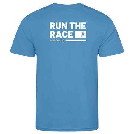 Christians in Sport Junior Sports T-Shirt - Sapphire Blue - Stash inc. - Stash Shop