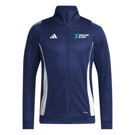 Christians in Sport Junior Track Jacket - Navy - Adidas - Stash Shop