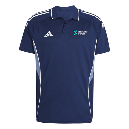 Christians in Sport Mens Polo - Navy - Adidas - Stash Shop