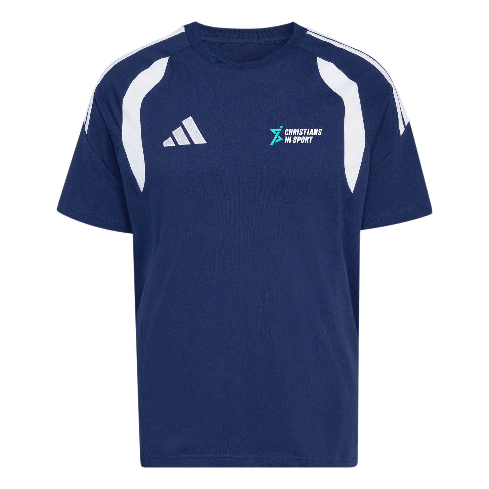 Christians in Sport Mens T-Shirt 26 - Navy -Adidas- Stash Shop