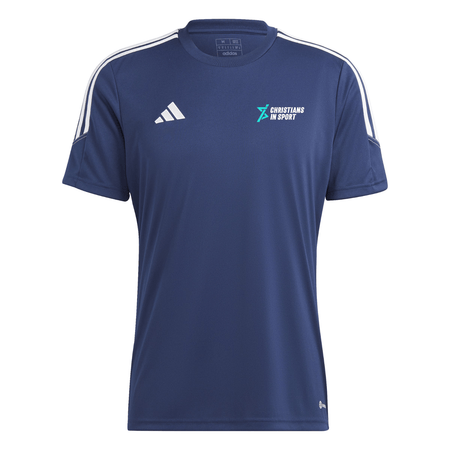 Christians in Sport Mens T-Shirt - Navy - Adidas - Stash Shop