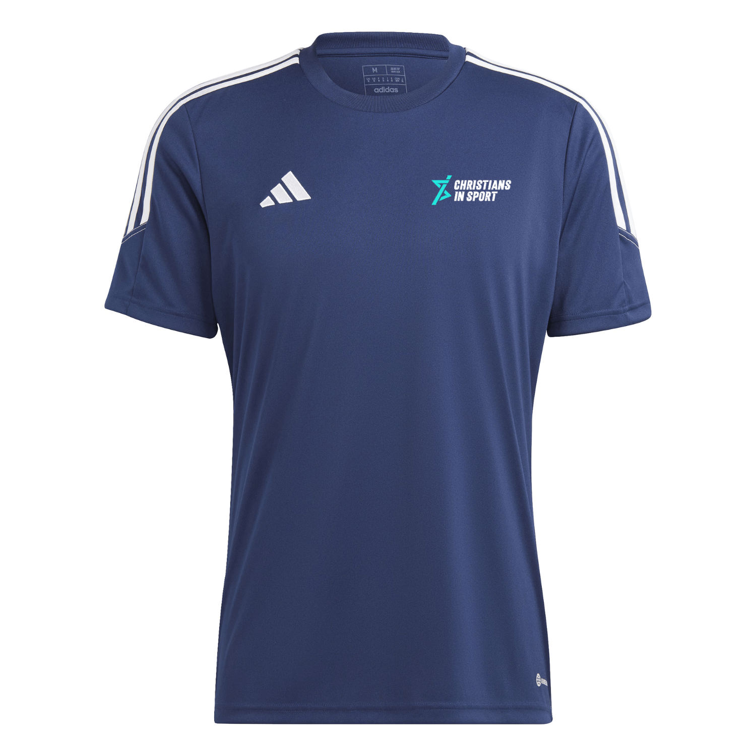 Christians in Sport Mens T-Shirt - Navy - Adidas - Stash Shop
