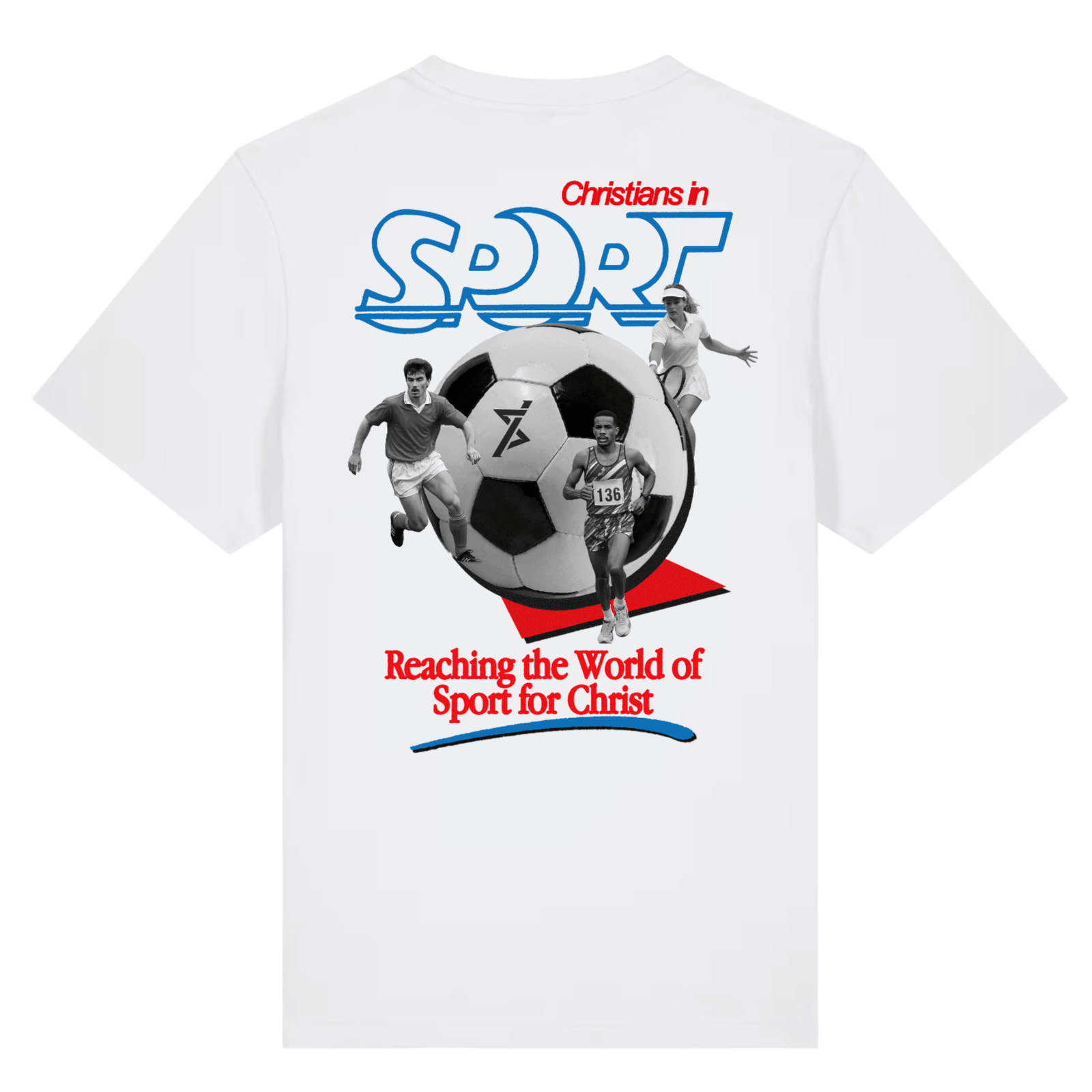 Christians in Sport Premium Special Edition World of Sport T-Shirt 26 - White -Stash Shop- Stash Shop