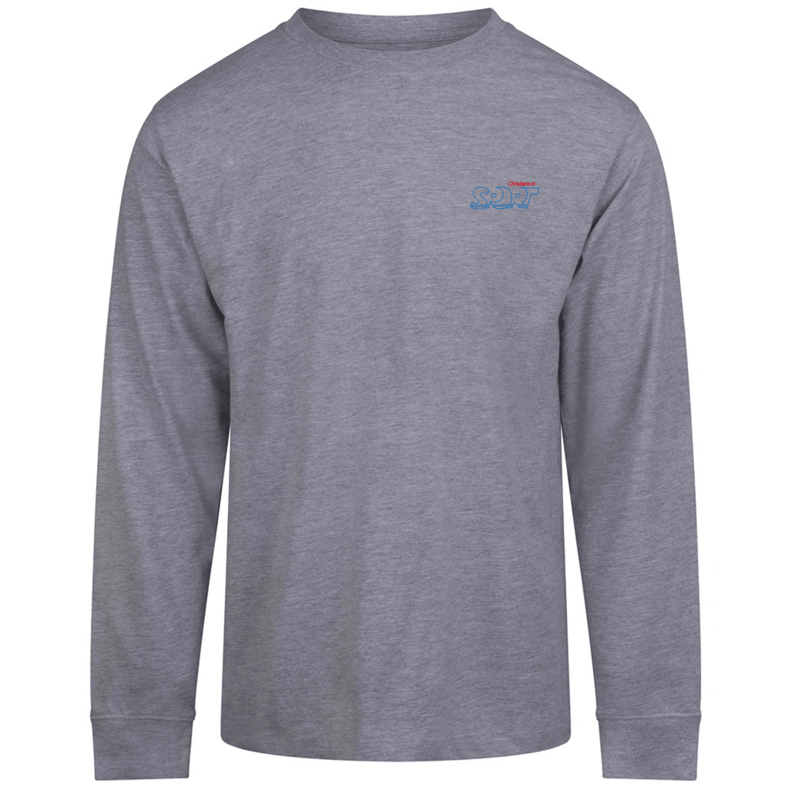 Christians in Sport Special Edition Long Sleeve T-Shirt 26 - Heather Grey -Stash Shop- Stash Shop