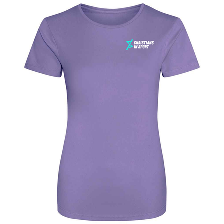 Christians in Sport Women's Sports T-Shirt - Digital Lavender - Stash inc. - Stash Shop