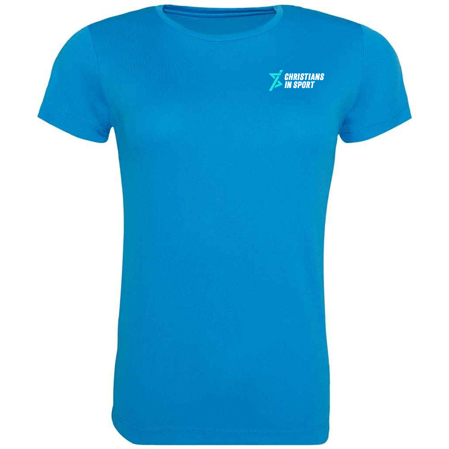 Christians in Sport Women's Sports T-Shirt - Sapphire Blue - Stash inc. - Stash Shop