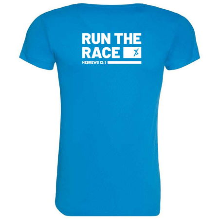 Christians in Sport Women's Sports T-Shirt - Sapphire Blue - Stash inc. - Stash Shop