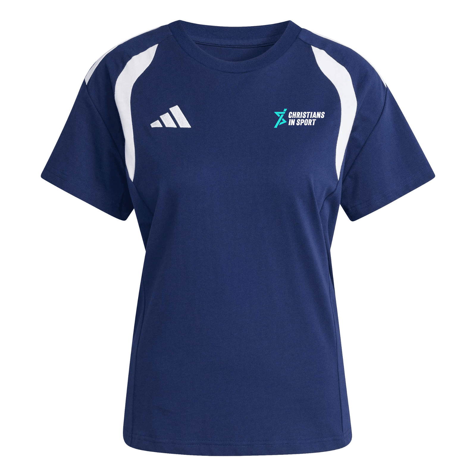 Christians in Sport Women's T-Shirt 26 - Navy -Adidas- Stash Shop
