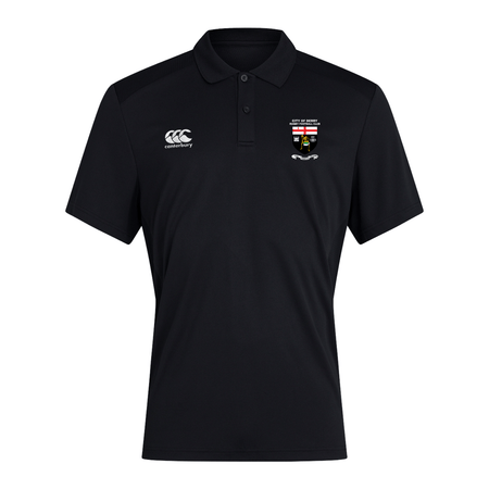 City Of Derry Rugby Club - Club Dry Polo - Black - Canterbury - Stash Shop