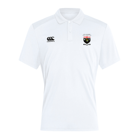 City Of Derry Rugby Club - Club Dry Polo - White - Canterbury - Stash Shop