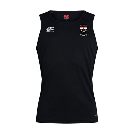 City Of Derry Rugby Club - Club Dry Singlet - Black - Canterbury - Stash Shop