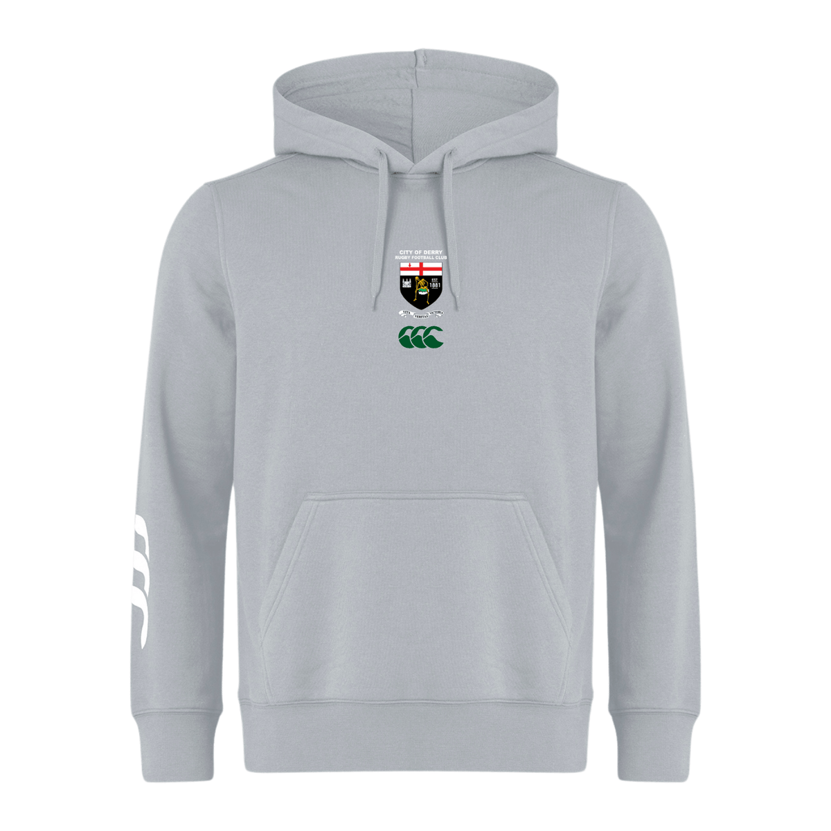 City Of Derry Rugby Club - Club Hoody - Grey - Canterbury - Stash Shop