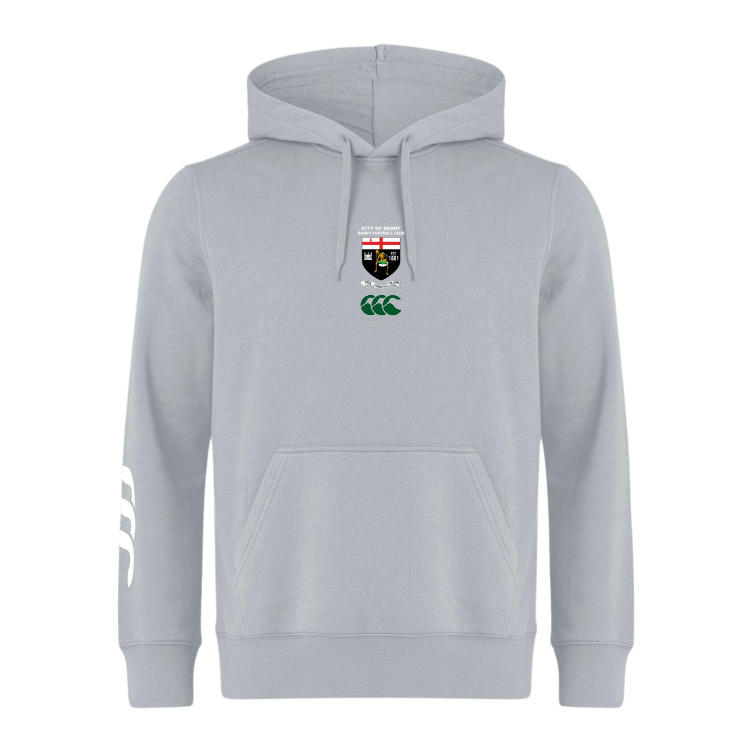 City Of Derry Rugby Club - Club Hoody - Grey - Canterbury - Stash Shop