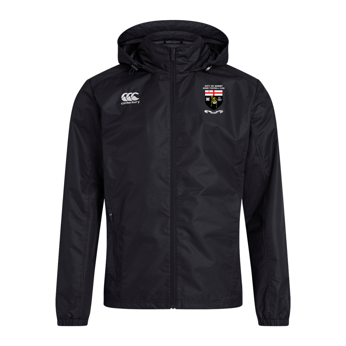City Of Derry Rugby Club - Club Vaposhield Full Zip Rain Jacket - Canterbury - Stash Shop