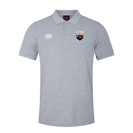 City Of Derry Rugby Club - Cotton Waimak Poloshirt - Grey - Canterbury - Stash Shop