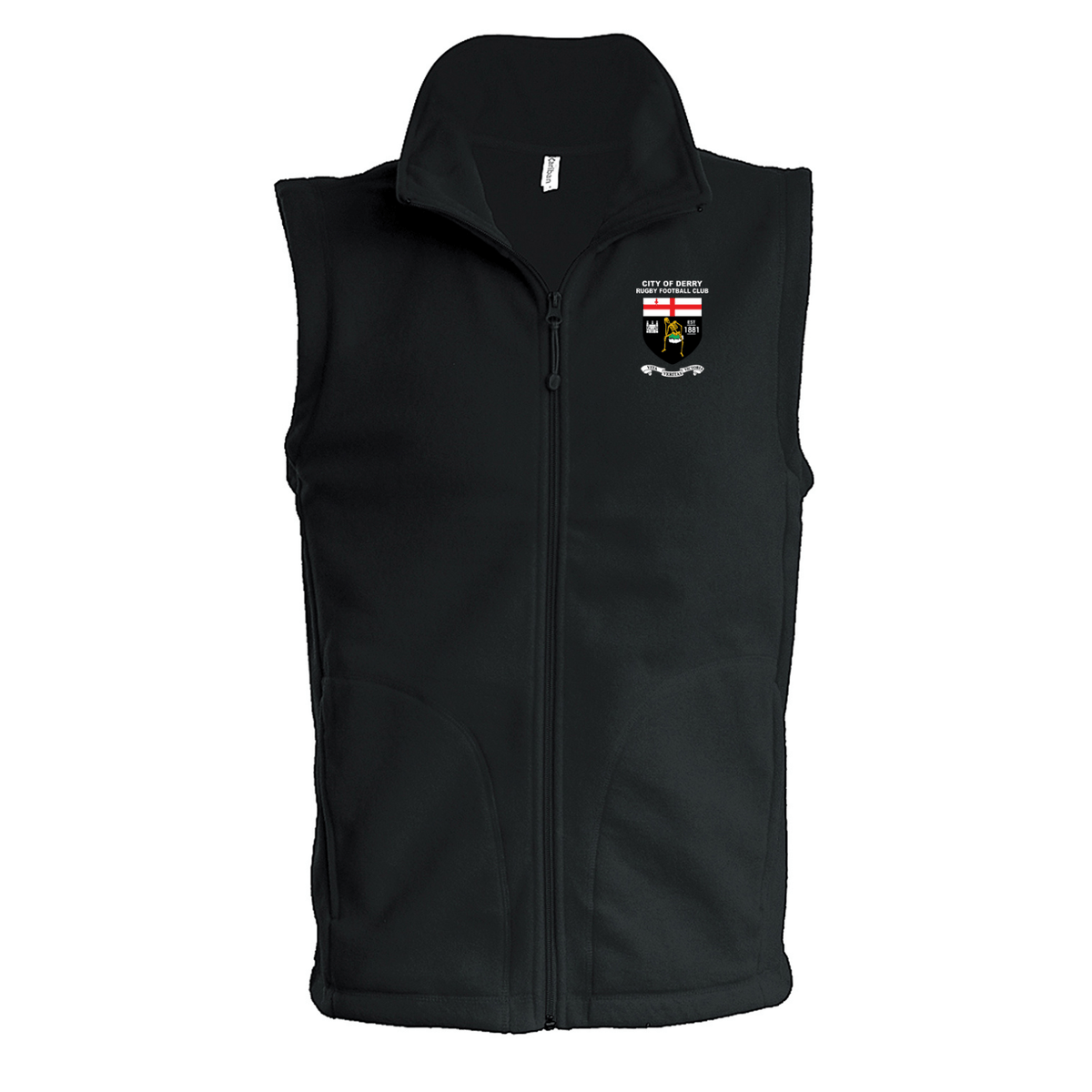 City of Derry Rugby Club - Gilet Fleece - Stash Inc. - Stash Shop