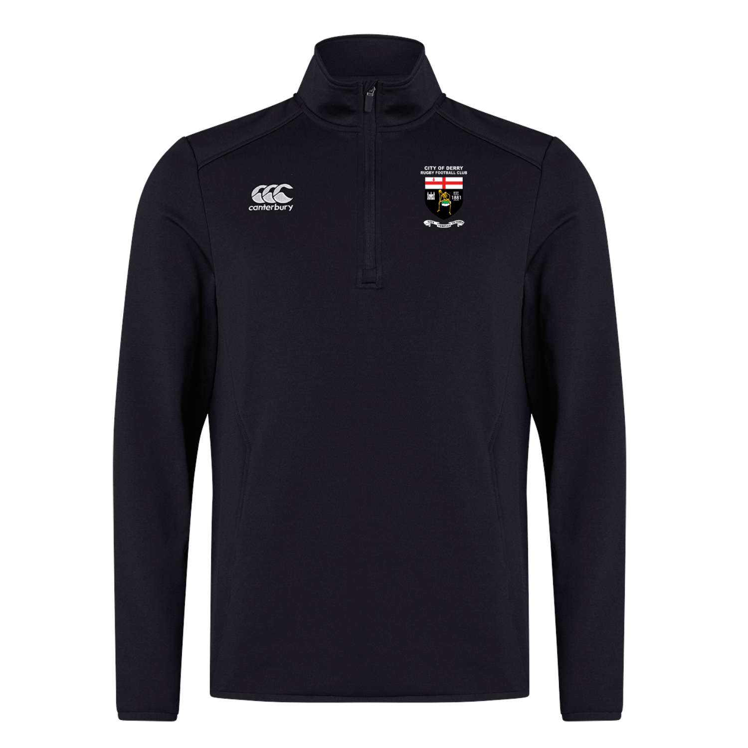 City Of Derry Rugby Club - Ladies Club 1/4 Zip Midlayer - Canterbury - Stash Shop