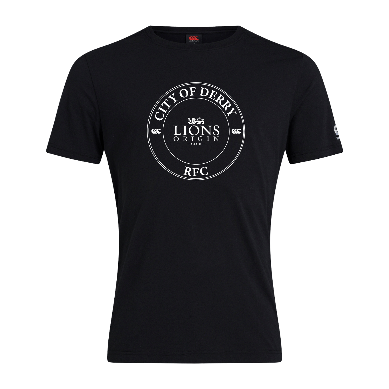 City Of Derry Rugby Club - Lions Origin Tee - Black - Canterbury - Stash Shop