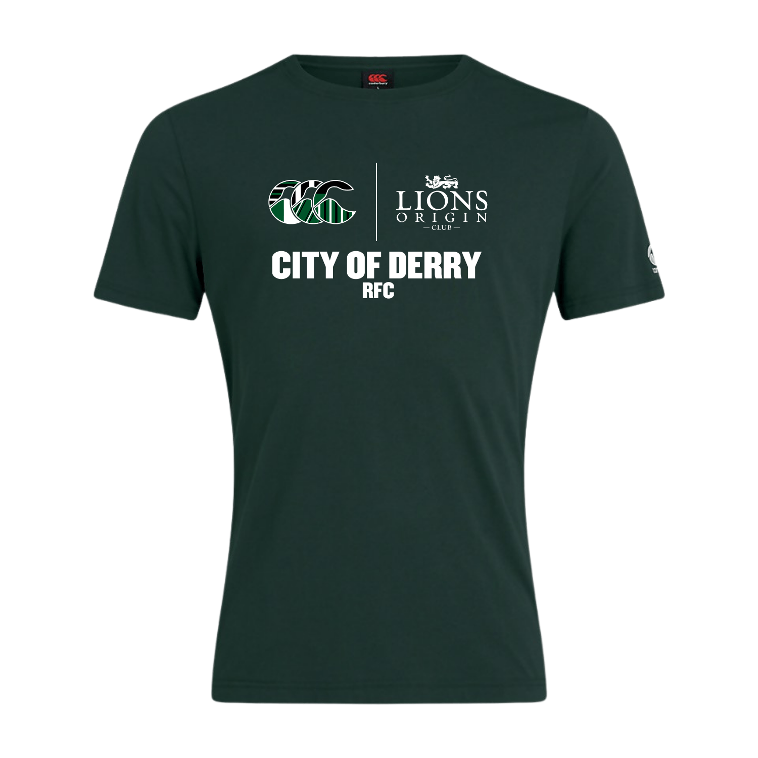 City Of Derry Rugby Club - Lions Origin Tee - Green - Canterbury - Stash Shop