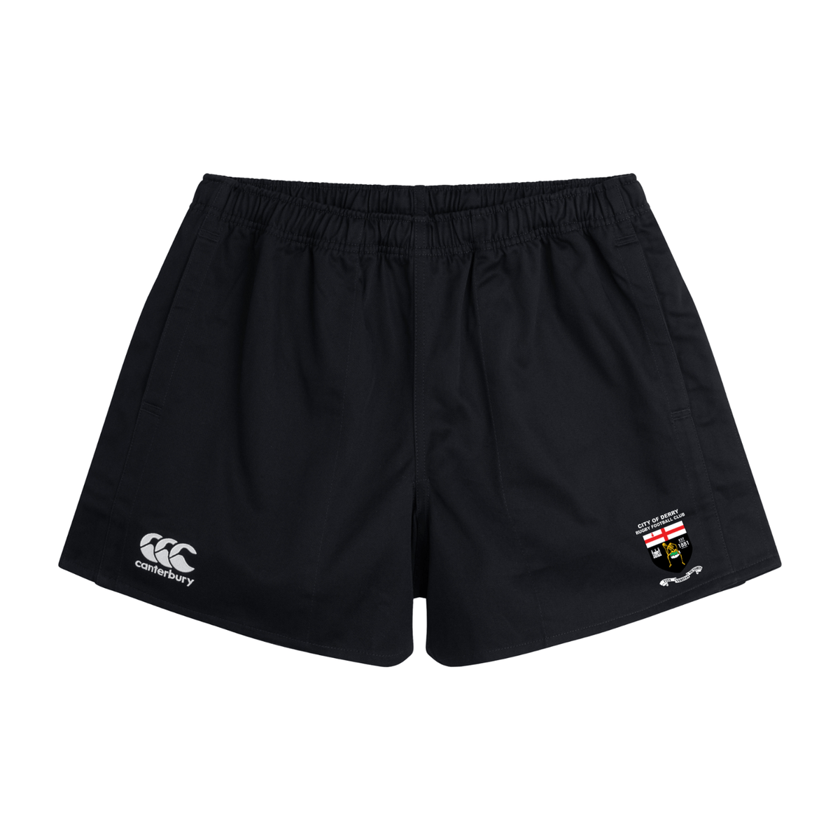 City Of Derry Rugby Club - Professional Rugby Playing Shorts - Canterbury - Stash Shop