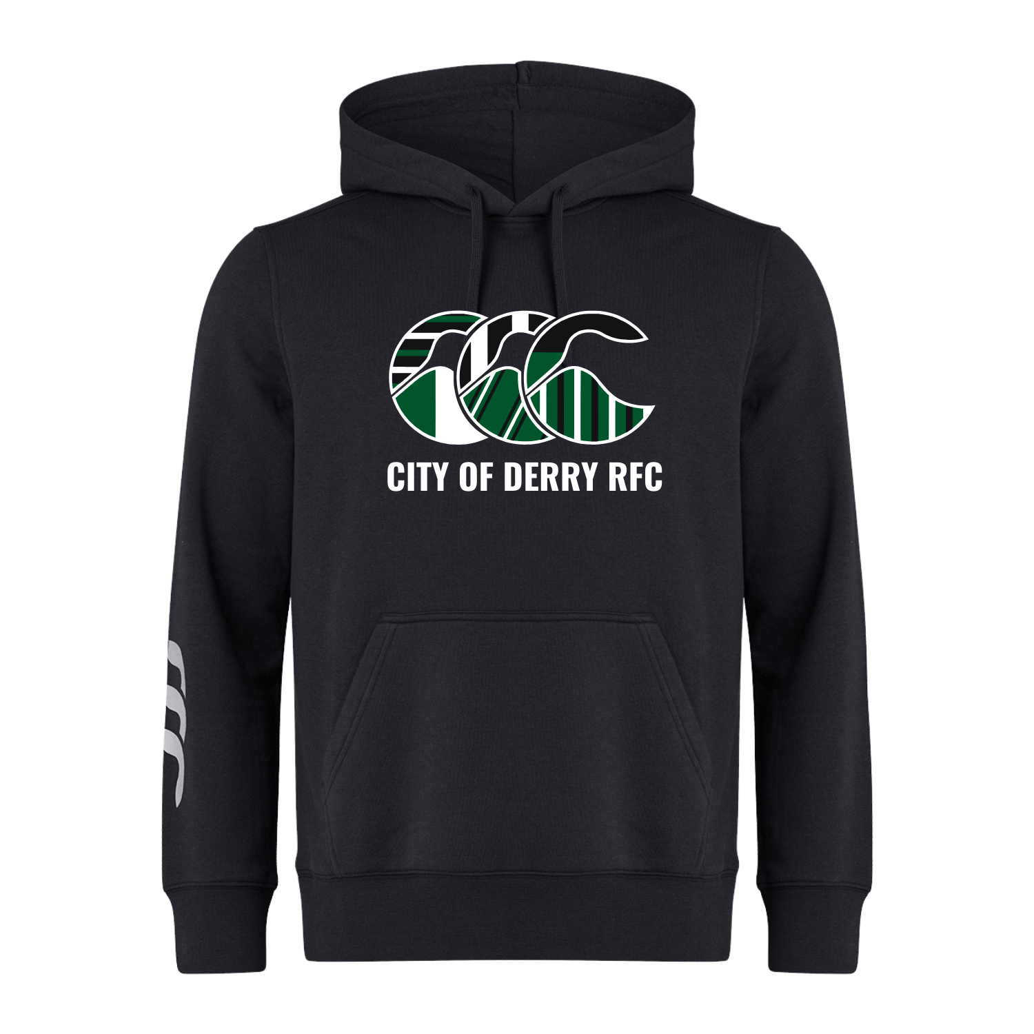 City Of Derry Rugby Club - Uglies Hoody - Black - Canterbury - Stash Shop