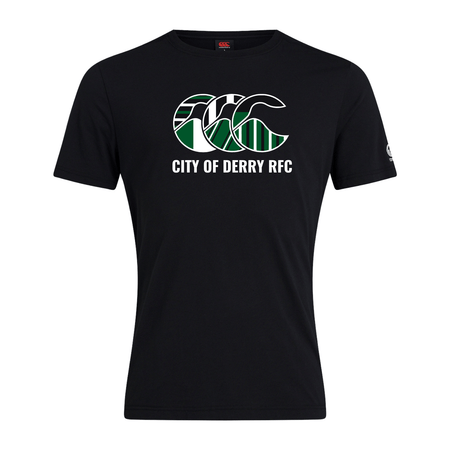 City Of Derry Rugby Club - Uglies Tee - Black - Canterbury - Stash Shop