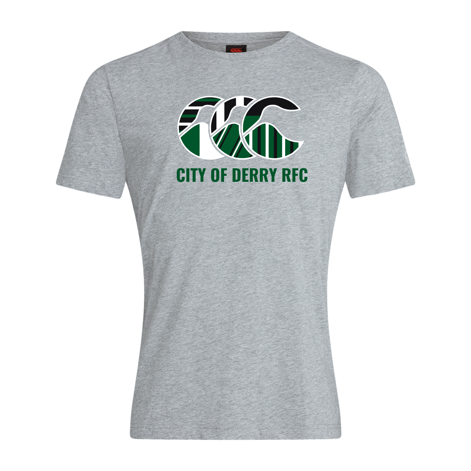 City Of Derry Rugby Club - Uglies Tee - Grey - Canterbury - Stash Shop
